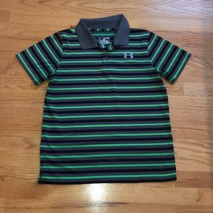 Boys Underarmour performance golf shirt